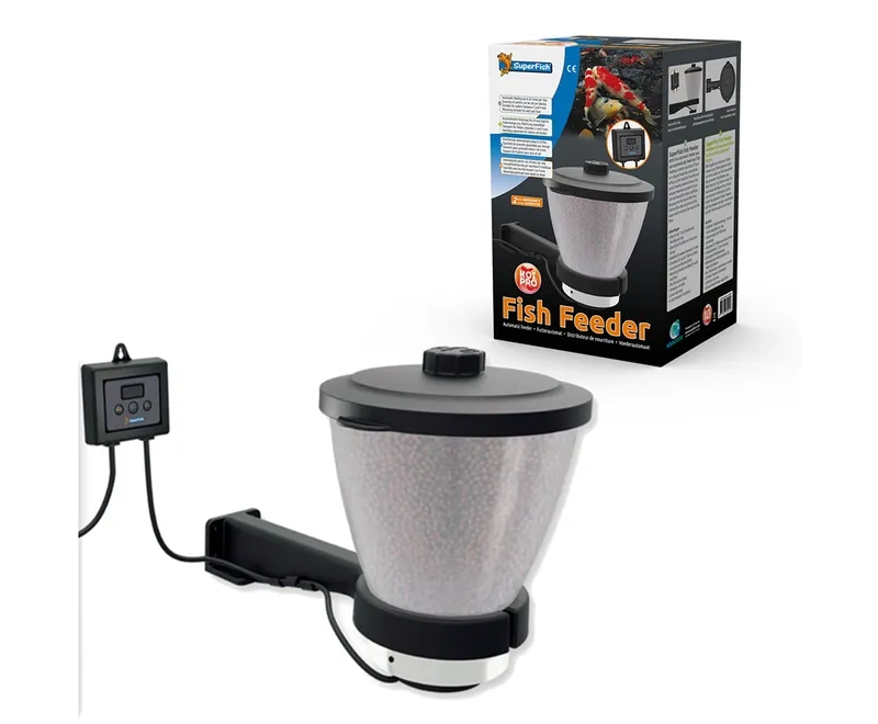 superfish koi pro auto fish feeder complete with programmable timer