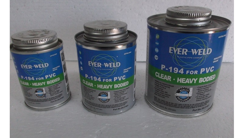 ever weld p-194 solvent weld glue, pipe cemen