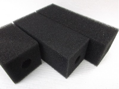 Drilled Foam Filter Blocks