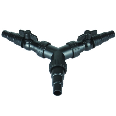multi hose y valve splitter